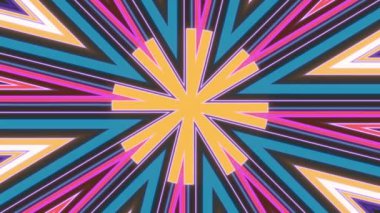 Abstract psychedelic kaleidoscope background, ideal for music festival visuals, trippy animations and more. 