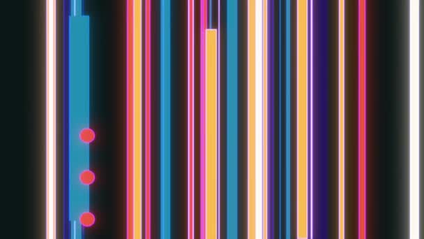 Colorful Abstract Design Line Patterns Motion Ideal Colorful Energetic Presentations — Stockvideo