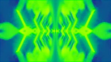 Psychedelic kaleidoscope animation with morphing shapes and colors, ideal for concert visuals and stage backdrops. ProRes codec. 