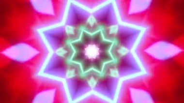 Hypnotic mandala kaleidoscope animation with sacred geometry elements, perfect for meditation and spiritual events. ProRes codec. 