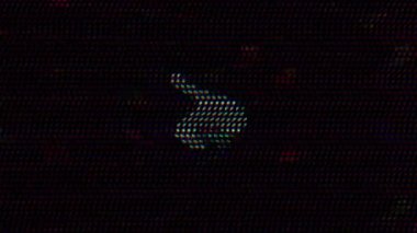 Retro vintage TV screen with distorted glitch effects and VHS tape artifacts. Great as a seamless background for old-school broadcasts, video games, and film projects.