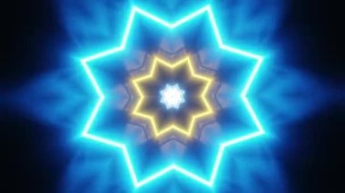 ProRes codec. Abstract Background Bizzare Art. Moving endless kaleidoscope. Magical trip mix for web, yoga, clubs. 