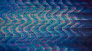Colorful neon futuristic elegant glittering background. Damaged computer imitation for creative use. 