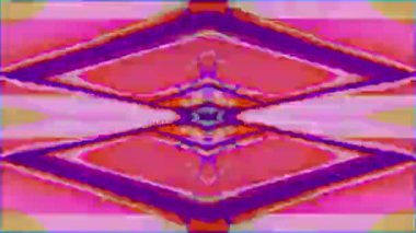 Geometrical Psychedelic Pattern Art. Moving seamless background. Hypnotic transformations mix for web, tv show. ProRes codec. 