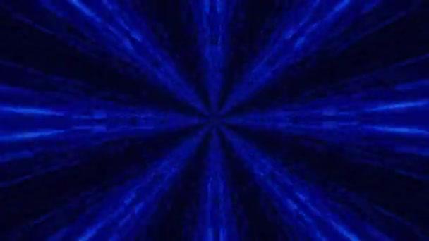 Colorato Tunnel Dinamico Cyberpunk Elegante Sfondo Scintillante Filmati Alta Qualità — Video Stock