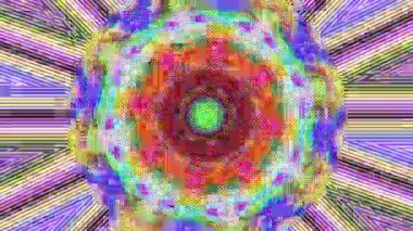 Led Lightscape: A Trippy Journey Through a Neon Corridor of Light and Patterns. Prores footage. 