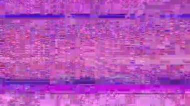 Arıza Bozukluğu: Dijital Gürültülü Retro TV Ekranı. Projen için en iyisi.. 