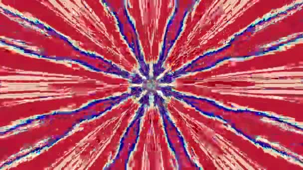 Grafica Colorată Mișcării Caleidoscopului Abstract Modele Curgătoare Forme Spumante Ideală — Videoclip de stoc