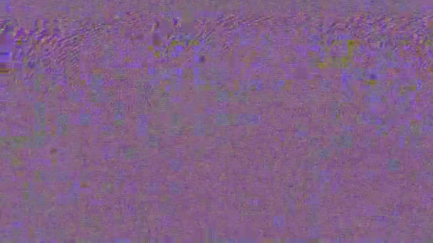 Цифровая Шумовая Текстура Анимации Пикселированными Узорами Эффектами Перелистывания Идеально Подходит — стоковое видео