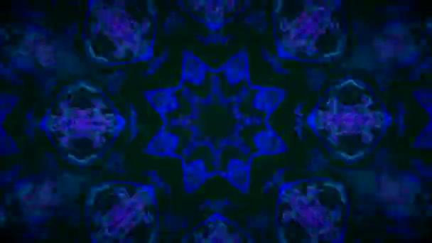 Snový Kaleidoskop Abstraktní Výlet Přesouvám Pozadí Trippy Hypnotický Trip Mix — Stock video