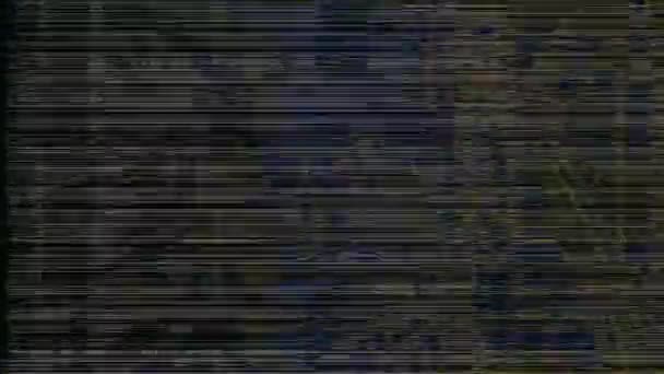 Gamla Videoband Abstrakta Cyberpunk Konstnärliga Ljus Metamorfoser Trendig Bullrig Ljusblandning — Stockvideo