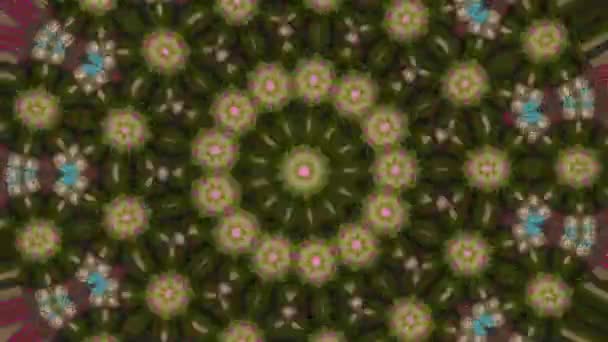 Kaléidoscope Pattern Trip Séquences Hypnotiques Pour Yoga Clubs Images Prores — Video