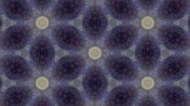 Hareketli Kaleydoskop Soyutlaması: TV veya Web için Hipnotik Görüntü. ProRes görüntüsü. 