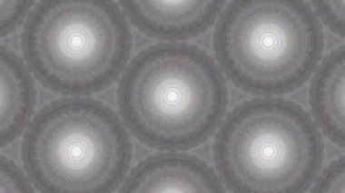 Hareketli Kaleydoskop Soyutlaması: TV veya Web için Hipnotik Görüntü. ProRes görüntüsü. 