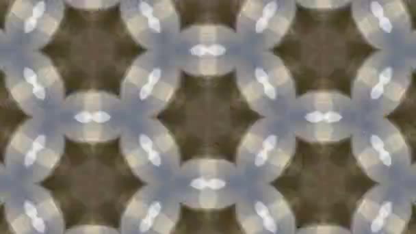 Duchovní Kaleidoskop Harmonie Mesmerizing Záběry Pro Jógu Nebo Meditaci Záznam — Stock video