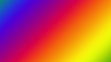 LGBT gradyan bayrağı, düz köşeli gökkuşağı çubukları, gey Onur Ayı konsepti. Soyut animasyon. 4k çözünürlüğü.