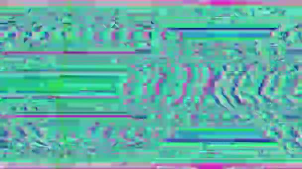 Revelações Tela Quebrada Desvendando Mundo Ruído Pixelizado Distorção Imagens Alta — Vídeo de Stock