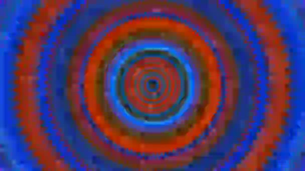Abstraktní Kaleidoskop Zjevení Záběry Hypnotickými Vzory Transformacemi Vysoce Kvalitní Fullhd — Stock video