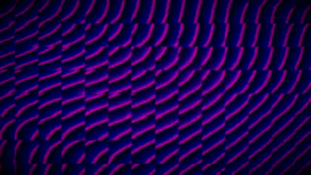 Digital Distortion Abstract Kaleidoscope Glitched Colors Pixels Idéal Pour Votre — Video