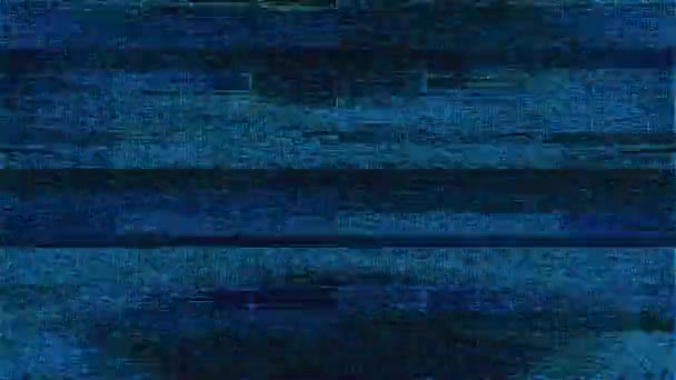 Digital Glitch Abstract Screen Distortion Data Artifacts Tournage Prores — Video