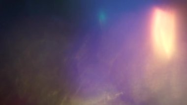 Dönüşümlü ışık sızıntıları olan soyut arkaplan: video kaplaması ve bokeh etkisi ekle. Projen için ideal.