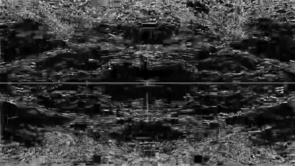 Cyberpunk Kaleidoskop Vintage Sci Mode Schillernden Hintergrund Hochwertiges Filmmaterial — Stockvideo
