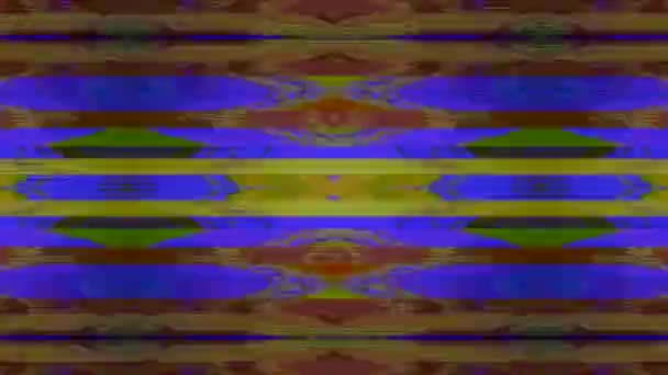 Абстрактне Телебачення Інтерференція Шум Геометрична Психоделічна Імітація Глюка Високоякісні Кадри — стокове відео