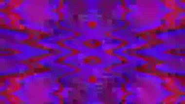 Güzel Geometrik Efekt Harikalar Diyarı: Bir Hipnotik Harikalar Diyarı. Yüksek kaliteli FullHD görüntüler.
