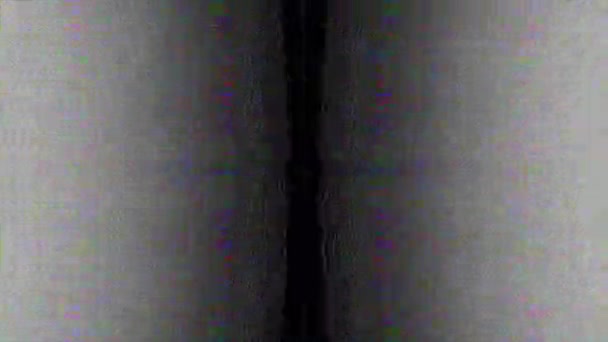 Глюк Мистецтво Гіпнотичне Відео Поганими Телевізійними Шумами Ефектами Викривлення Високоякісні — стокове відео