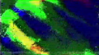 Soyut desenli fırça darbeleri canlı mavi, yeşil, kırmızı ve sarı renkte. Yüksek kaliteli FullHD görüntüler.