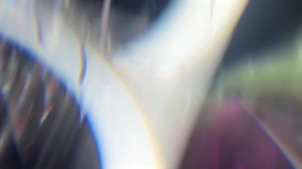 Слегка Вспышка Размытом Фоне Объектива Фиолетовым Краем Высококачественные Fullhd Кадры — стоковое видео