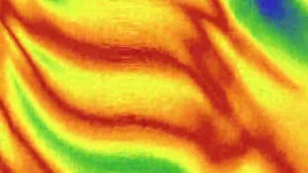 Яркий Абстрактный Размытый Фон Неоновым Фиолетовым Зеленым Оттенками Высококачественные Fullhd — стоковое видео