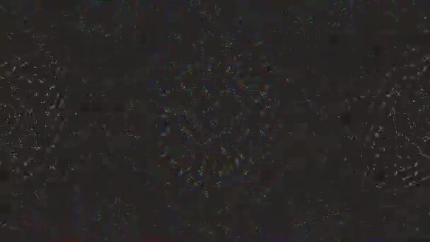 Абстрактный Черный Фон Разноцветными Волнистыми Пятнами Высококачественные Fullhd Кадры — стоковое видео