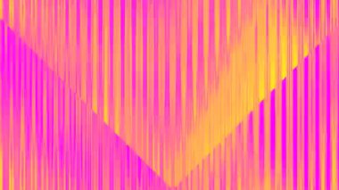 Dikey çizgilerin çarpıcı bir şekli. Canlı turuncu ve pembe. Dijital günbatımını anımsatıyor. Yüksek kaliteli FullHD görüntüler.