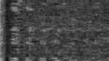 Bir televizyon ekranının durağanlığını ya da gürültü parazitini yatay hareketle taklit eden siyah beyaz bir video efekti. Yüksek kaliteli FullHD görüntüler