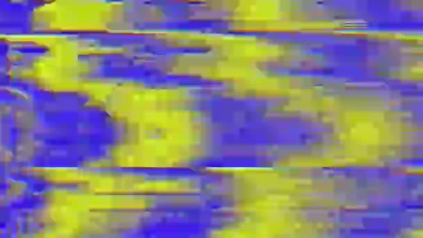 Interference Noise Geometrical Psychedelic Footage Glitch Imitation High Quality Footage — Stock Video