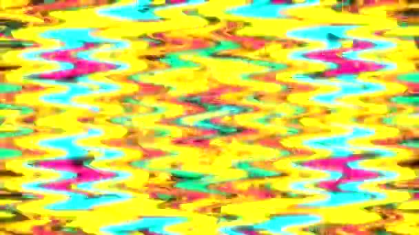 Абстрактний Барвистий Дизайн Теплової Карти Викривленими Лініями Сітки Високоякісні Fullhd — стокове відео