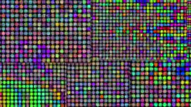 Retro dijital estetik ile renklendirilmiş desen. Yüksek kaliteli FullHD görüntüler.