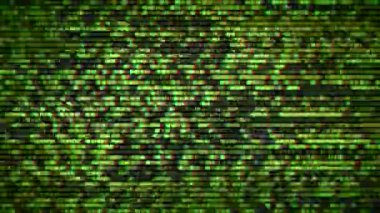 Metalik altın ve siyah desenli dijital mozaik. Yüksek kaliteli FullHD görüntüler.