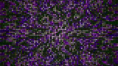 Siyah arka planda koyu mor renkli konfeti deseni. Yüksek kaliteli FullHD görüntüler.