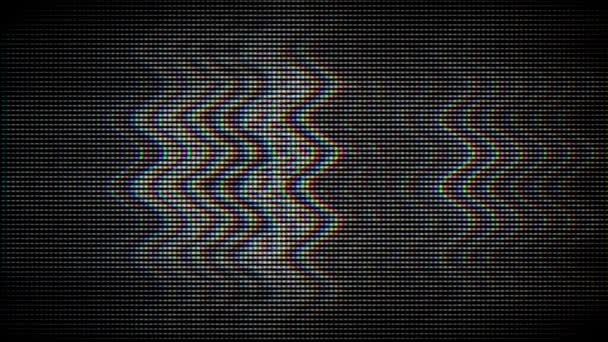 Monochromatyczny Wzór Fali Jedwabistej Tkaninowej Fakturze Wysokiej Jakości Materiał Filmowy — Wideo stockowe