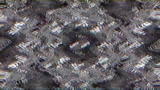 引き上げられた触覚の質の暗い灰色の抽象的な波のパターン 高品質のフルHd映像 — ストック動画