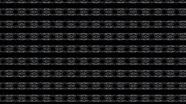 Tekrarlayan desenleri ve yapılandırılmış dijital çarpıtmaları içeren siyah ve beyaz bozulma dokusu. Yüksek kaliteli FullHD görüntüler.