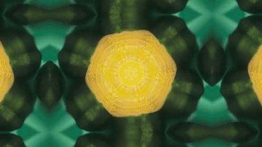 2D soyut sanat arka planında neon renkli garip görsel efektler. Yüksek kaliteli FullHD görüntüler.