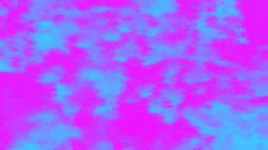 Pembe ve mavi renkleri soyut ve akışkan bir şekilde gösteren arıza videosu. Yüksek kaliteli video.