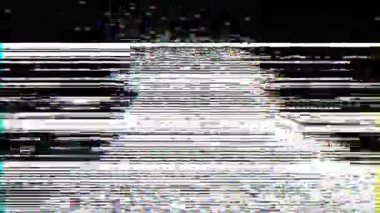 Dijital gürültü ve bozulma ile geometrik bozulma deseni. Yüksek kaliteli görüntüler.