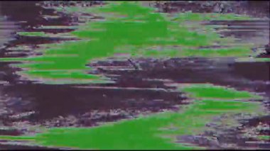 Düzensiz hatları olan yeşil ve mor arızalı video, VHS bant görüntüsü ya da teknik arıza efektleri yaratmak için ideal. Yüksek kaliteli FullHD görüntüler.