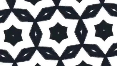 Soyut siyah ve beyaz altıgen geometrik desen. Yüksek kaliteli görüntüler.