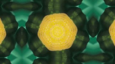 2D soyut sanat arka planında neon renkli garip görsel efektler. Yüksek kaliteli FullHD görüntüler.