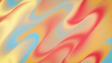 Sıcak, dalgalı bir desen içinde dalgalı renkler olan soyut bir arkaplan, canlı bir enerji yaratıyor. Yüksek kalite 4k görüntü